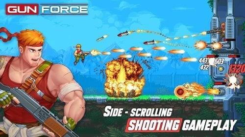 Gun Force: Action Shooting Schermafbeelding 1