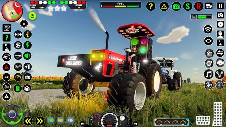 Real Farm Indian Tractor Game 스크린샷 1