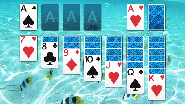 Solitaire: Ocean Blue स्क्रीनशॉट 4