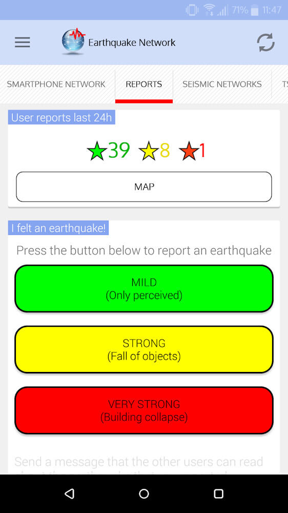 Schermata Earthquake Network Pro Mod 2