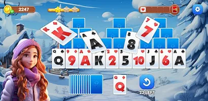 Winter Solitaire TriPeaks Ảnh chụp màn hình 1