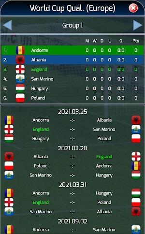 True Football National Manager Captura de pantalla 3