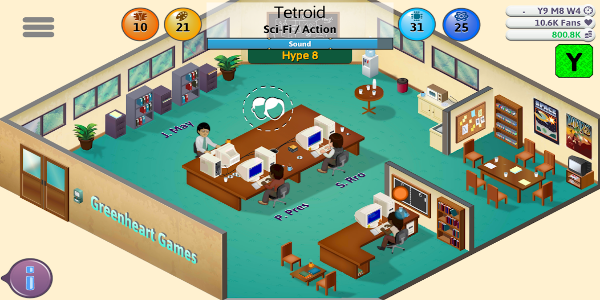 Game Dev Tycoon Schermafbeelding 2