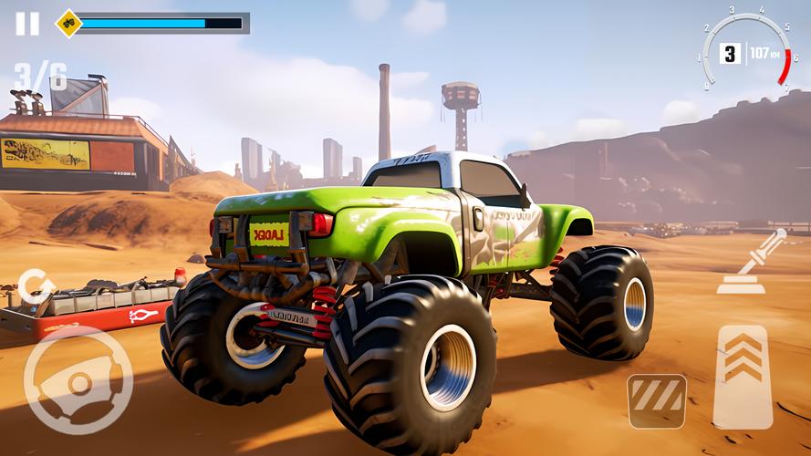 4x4 Monster Truck Racing Games Captura de pantalla 1