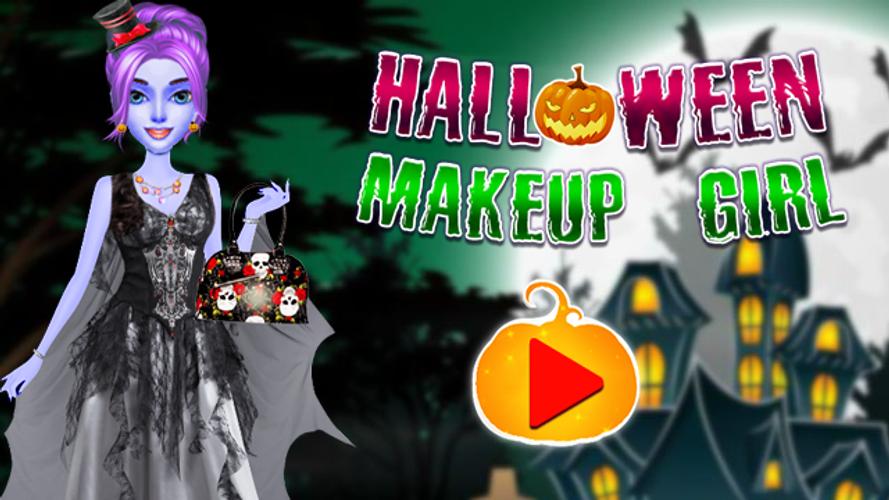 Halloween Makeup Salon Game Captura de tela 1