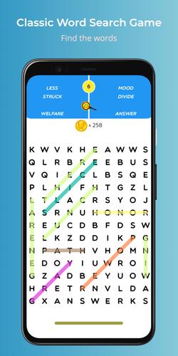 Word Seek: Classic Fun Puzzles ภาพหน้าจอ 1