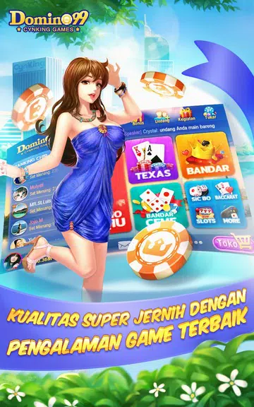 Domino QiuQiu Free - No. 1 di Indonesia Captura de tela 1