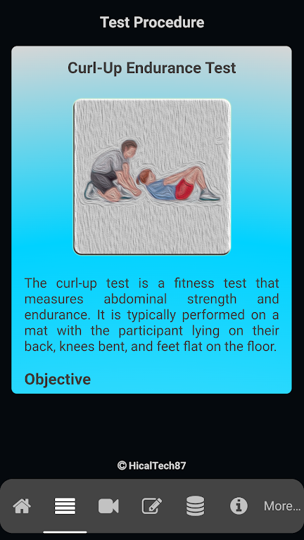 Curl-Up Endurance Test স্ক্রিনশট 2