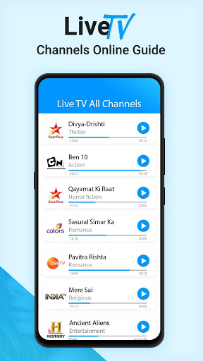 Live TV Channels Free Online Guide應用截圖第1張
