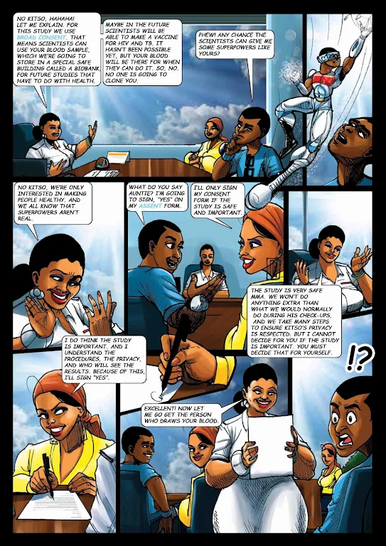 Botswana Baylor Comic Book Setswana Tangkapan skrin 2