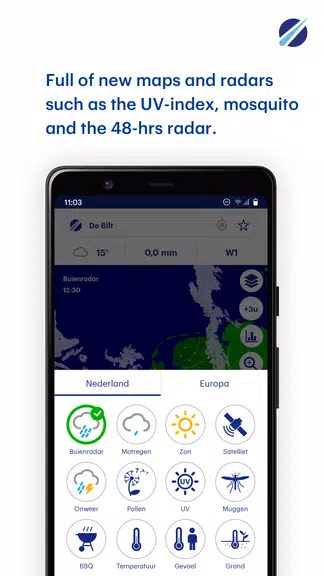 Buienradar - weer Captura de pantalla 3