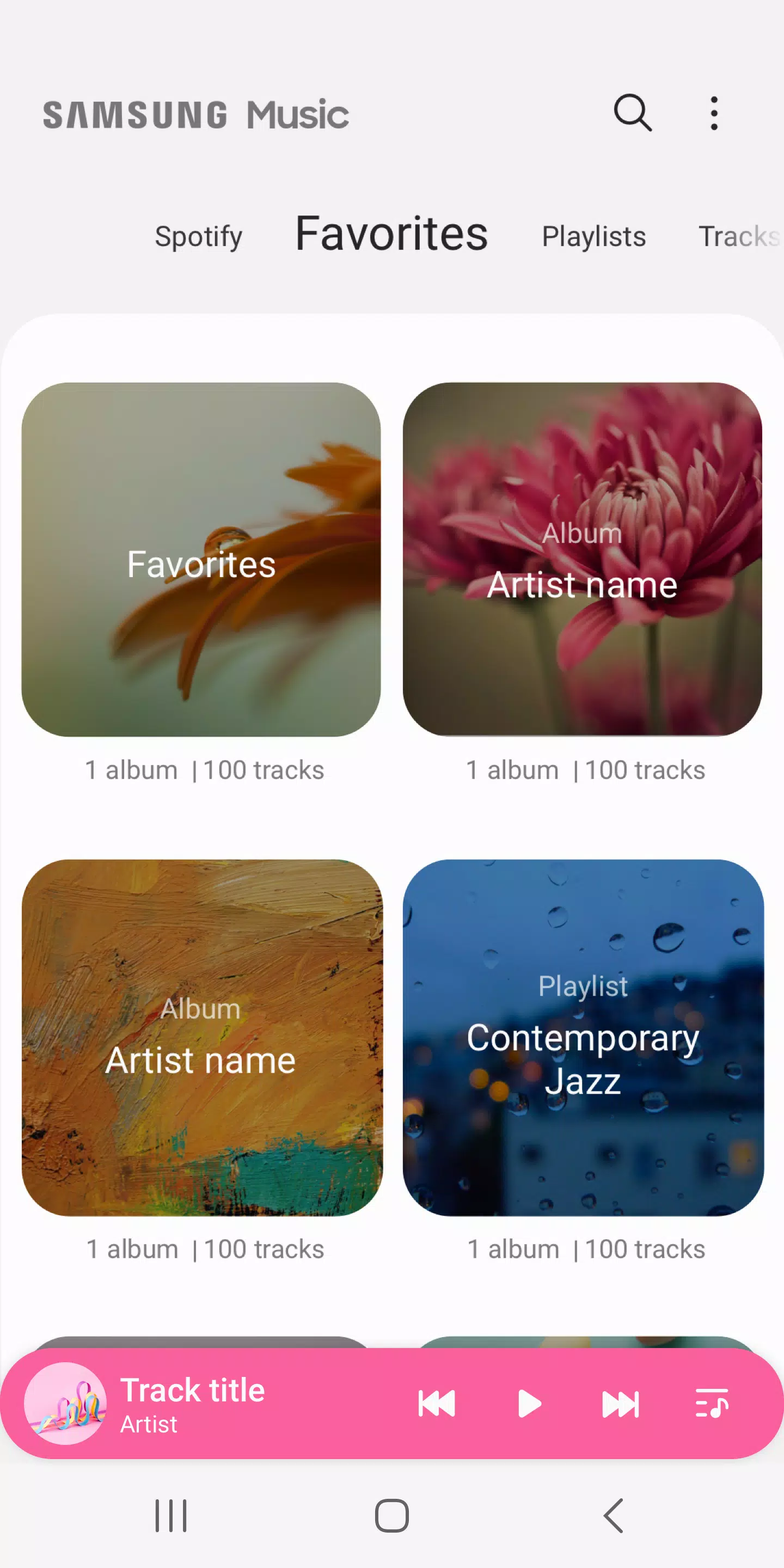 Samsung Music應用截圖第3張