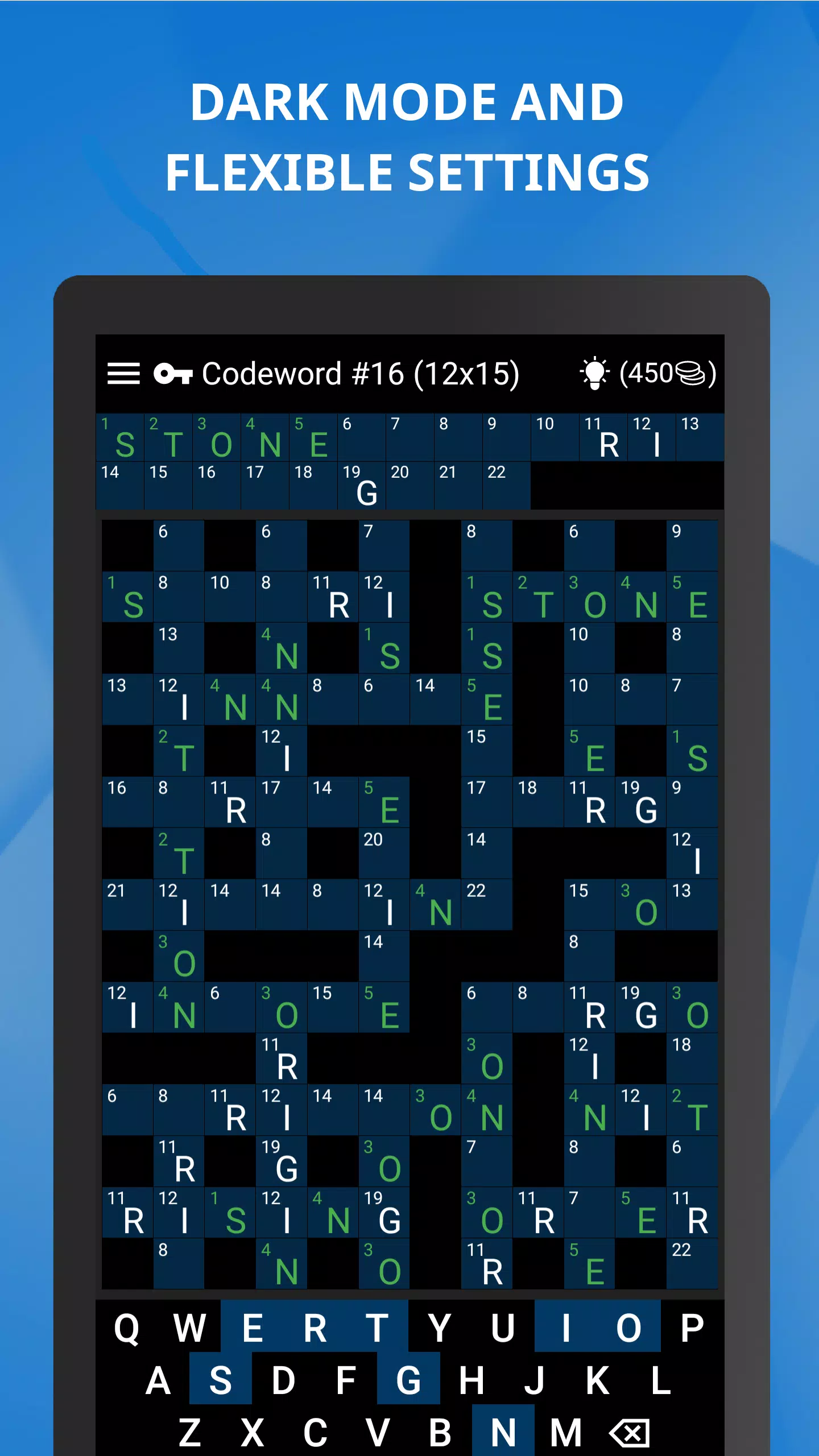 Keywords — Codeword Puzzle 스크린샷 3