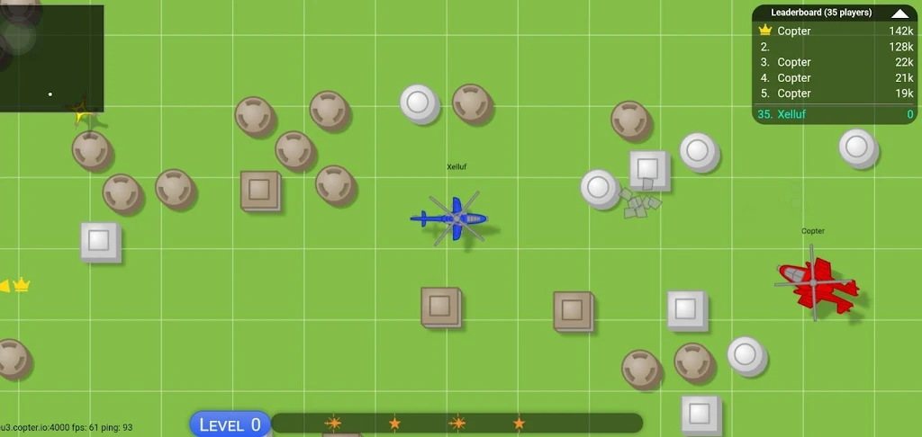 Schermata copter.io -Destroy the enemies 2