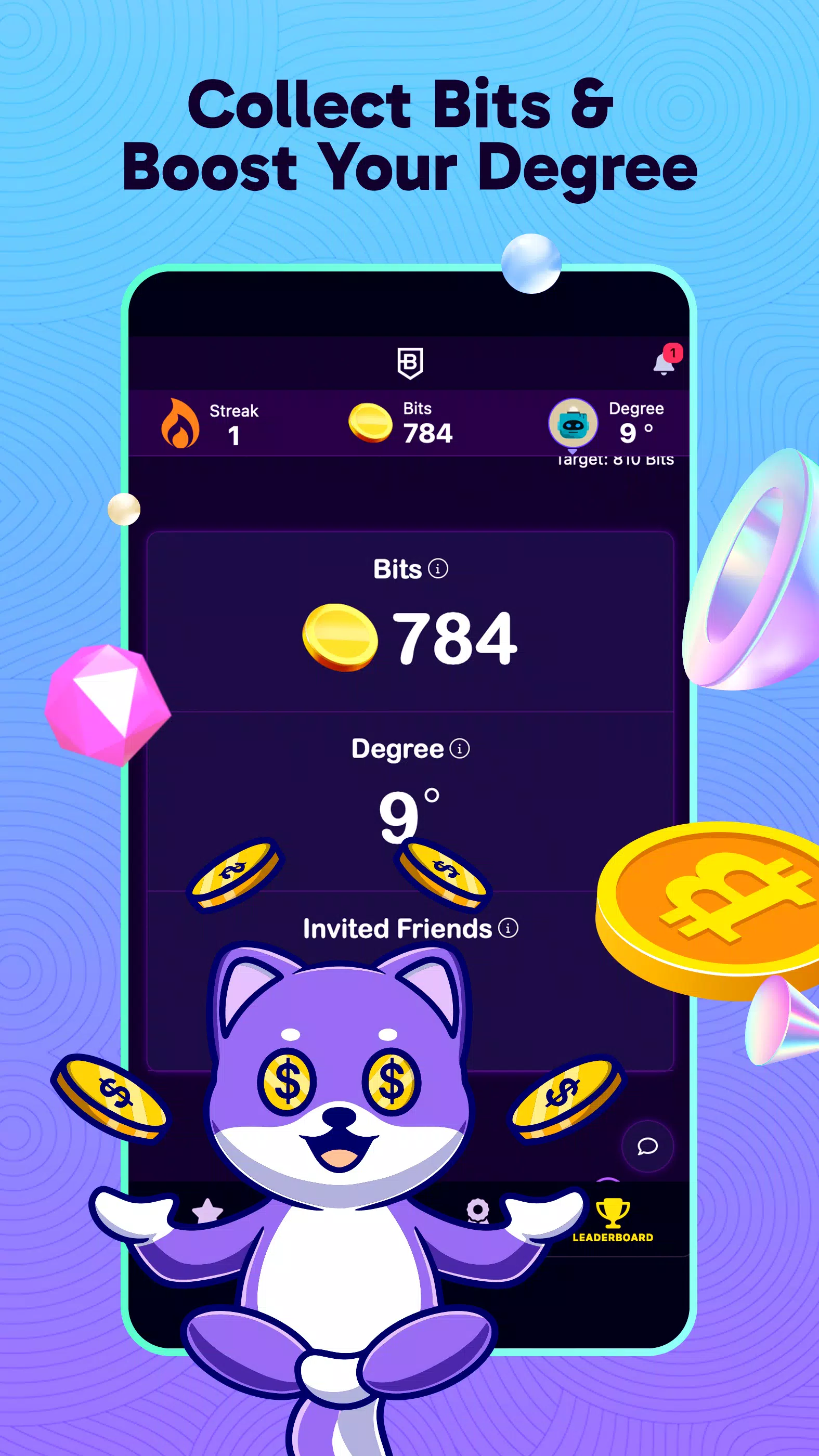 BitDegree: Play & Earn Crypto Capture d'écran 4