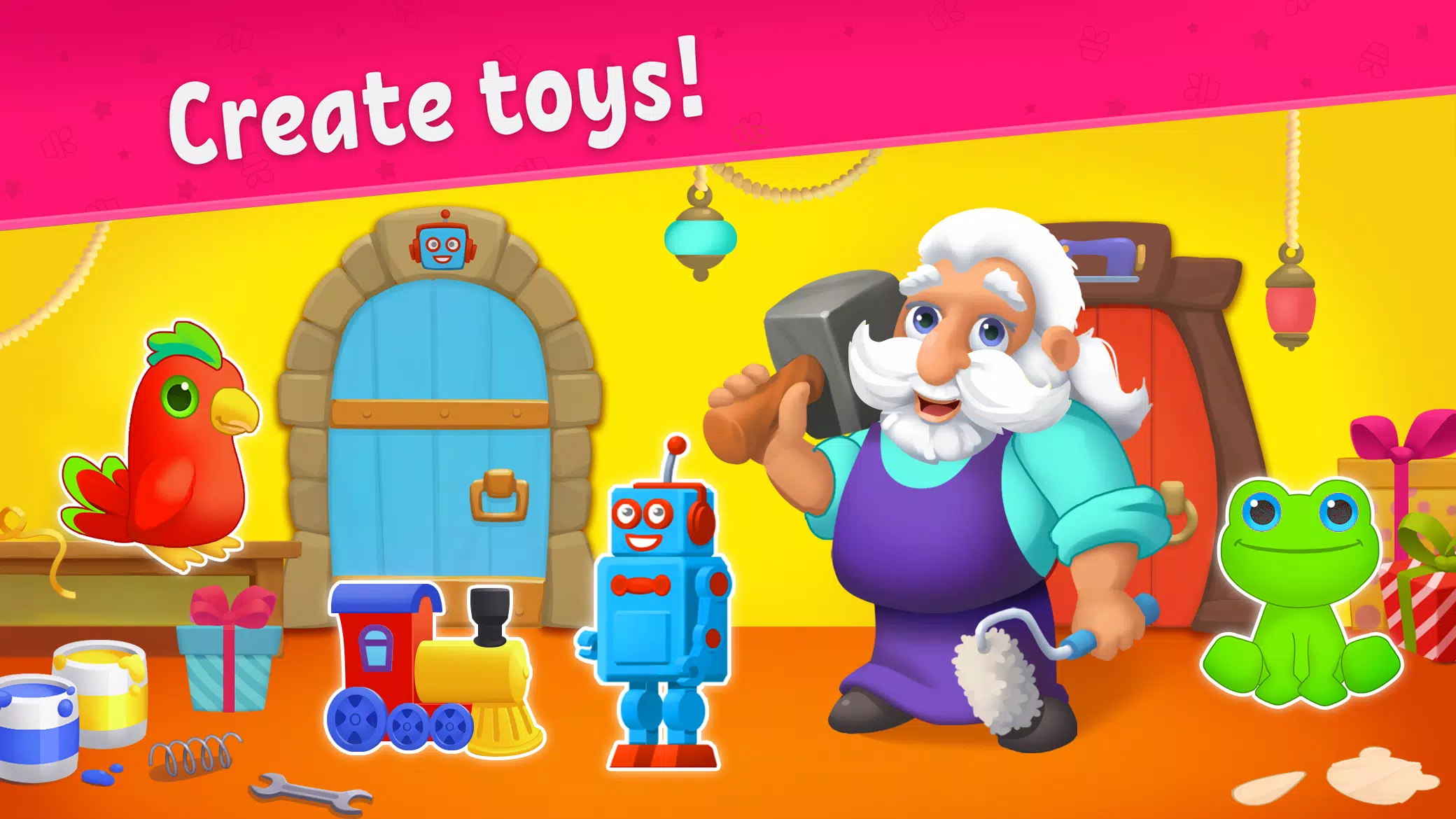 Toy maker, factory: kids games スクリーンショット 1