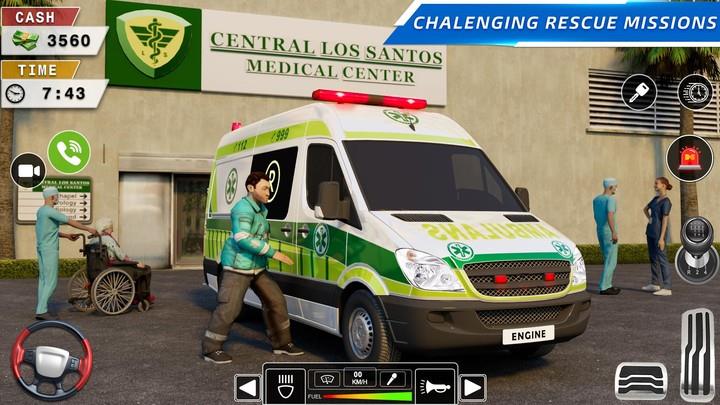 Rescue Ambulance American 3D Ekran Görüntüsü 3