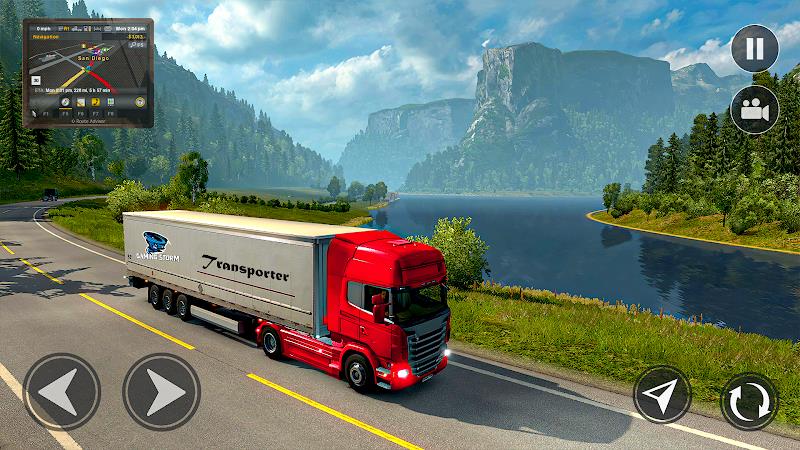 American Truck Driving Games Capture d'écran 4