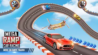 Mega Ramp Car Racing Master 3D Tangkapan skrin 3