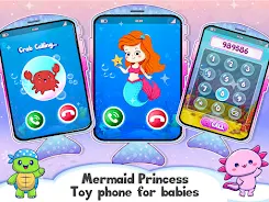 Mermaid BabyPhone For Toddlers স্ক্রিনশট 1