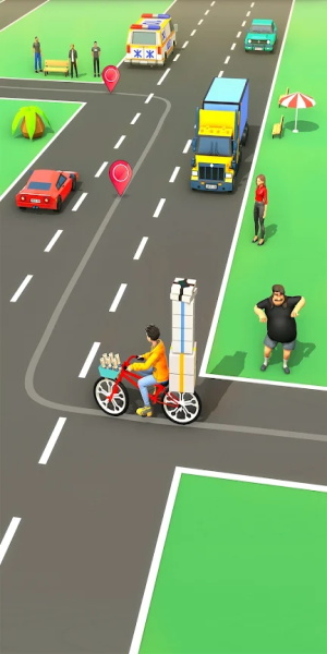 Paperboy Ticket Delivery Game Capture d'écran 3