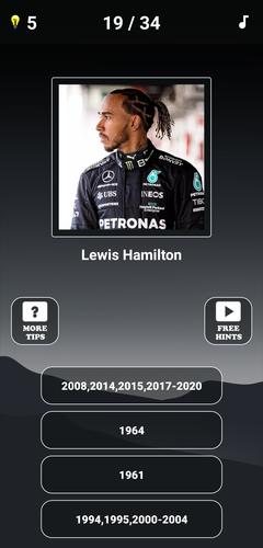 Formula 1:Guess F1 Driver Quiz ภาพหน้าจอ 4