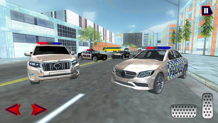 US Police Prado: City Car Screenshot 1