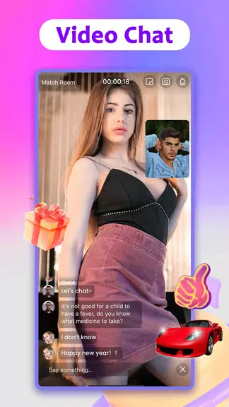 Schermata MatchU-Live, Meet People, Chat 2
