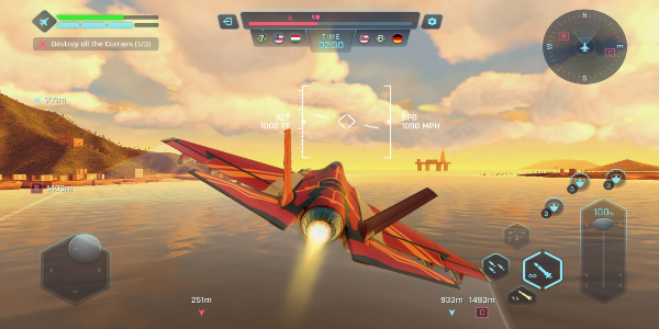 Sky Warriors: Airplane Games स्क्रीनशॉट 3