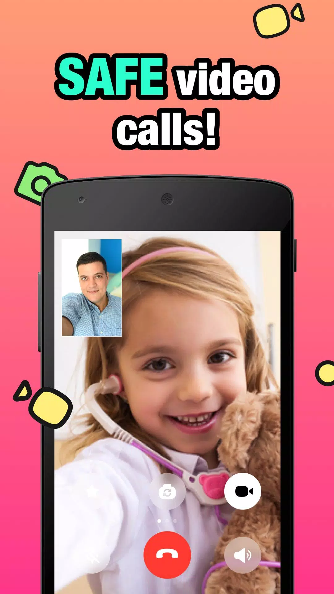 JusTalk Kids - Safe Messenger Screenshot 1
