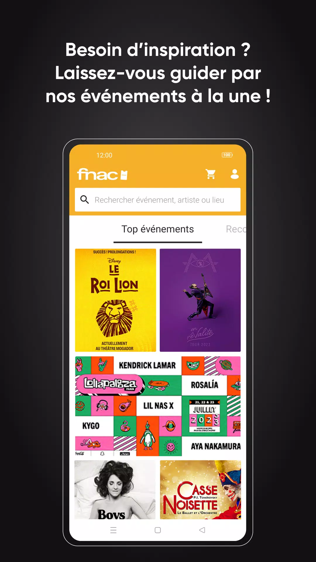 Fnac Spectacles Captura de tela 1