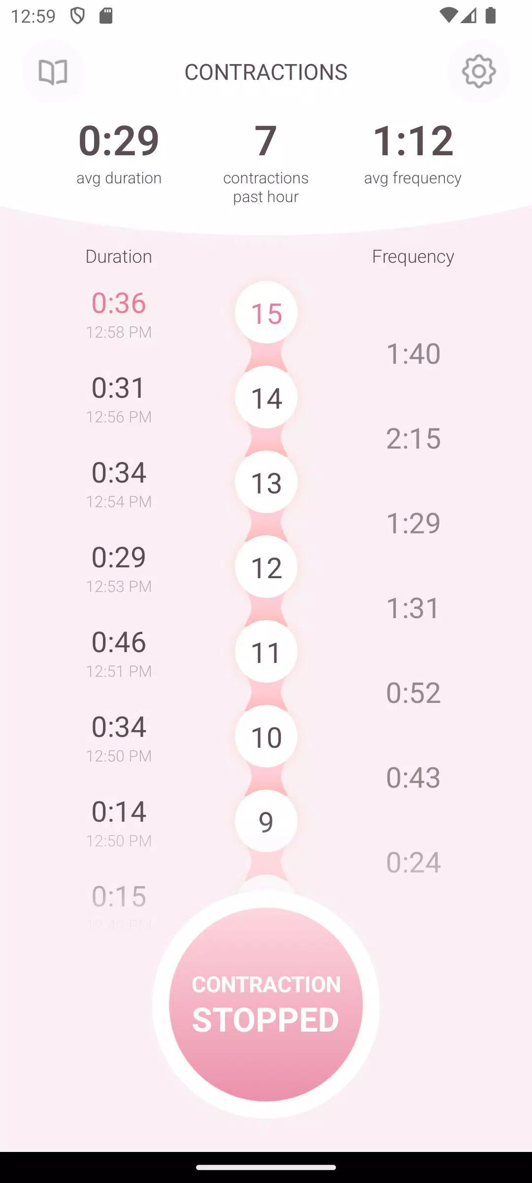 Contraction Timer & Counter 9m应用截图第3张