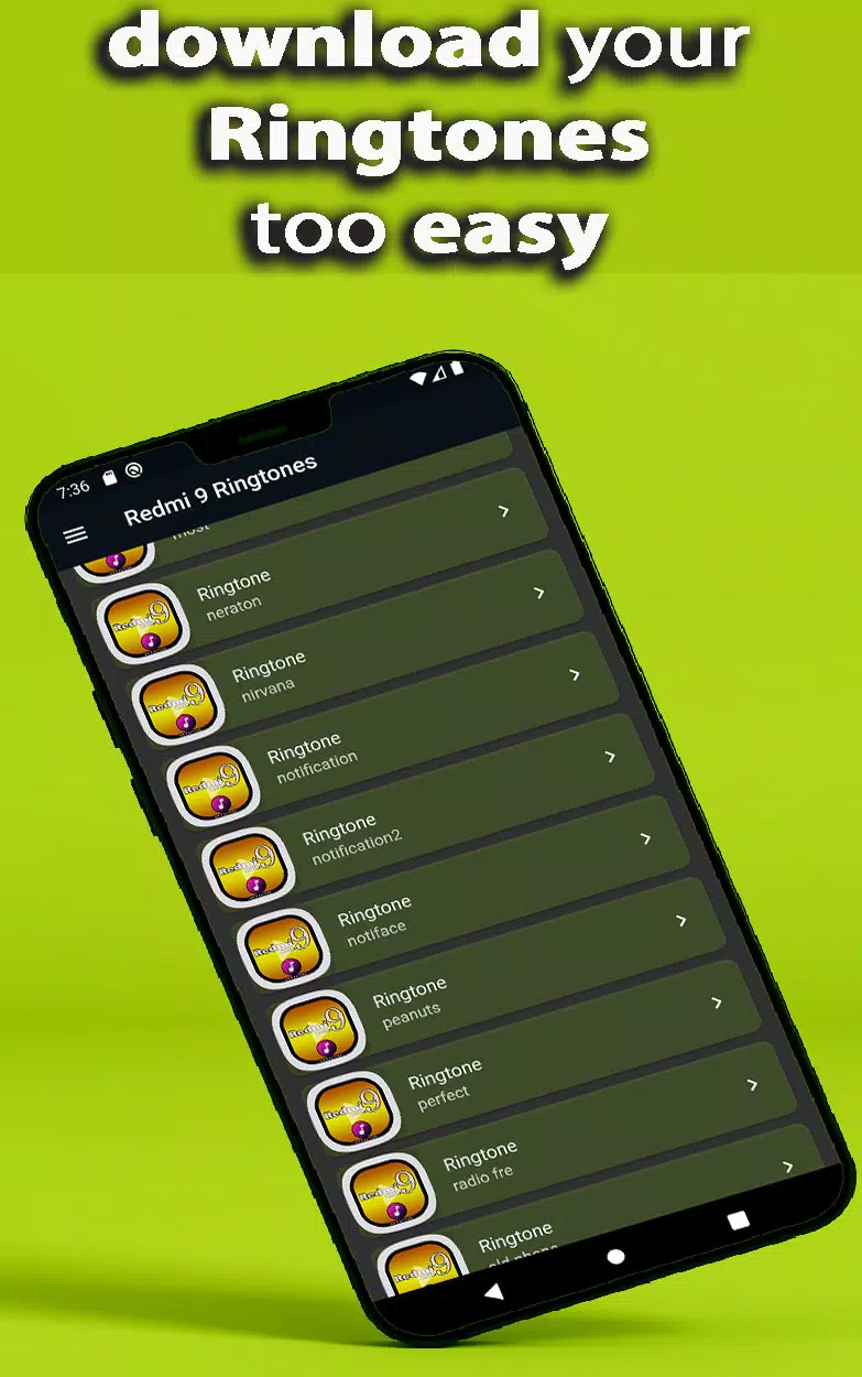 Redmi Note 9 Ringtone App Ảnh chụp màn hình 3