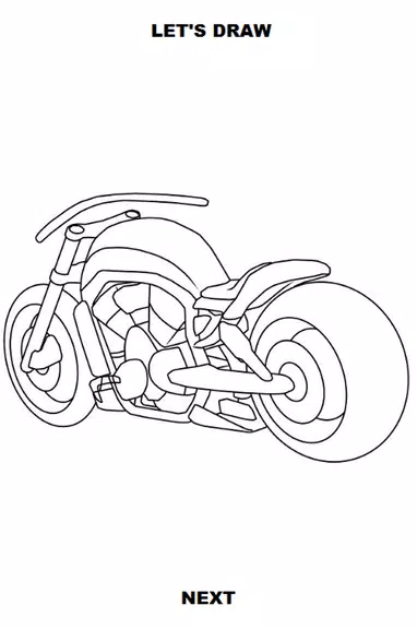 Draw Motorcycles: Cruiser应用截图第4张