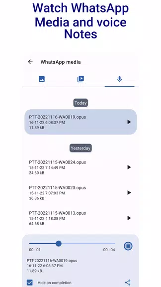 NoBlueTick: No Last Read ဖန်သားပြင်ဓာတ်ပုံ 4