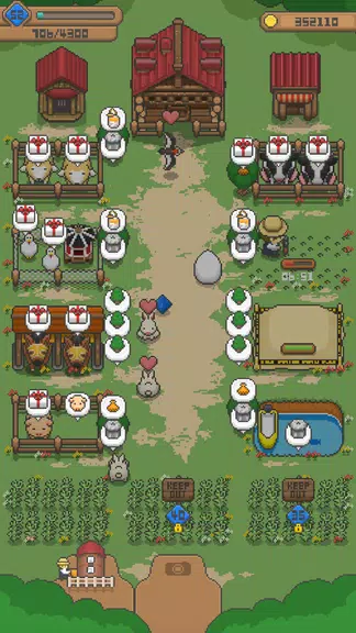 Tiny Pixel Farm - Simple Game ภาพหน้าจอ 4