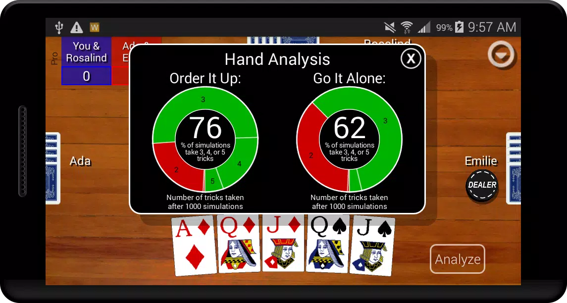 Euchre Card Classic Captura de tela 4