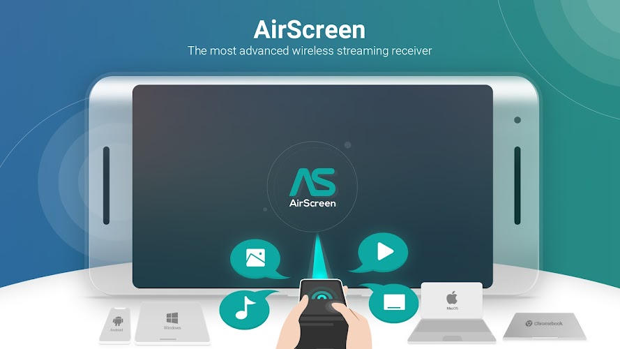 AirScreen - AirPlay & Cast Ảnh chụp màn hình 1