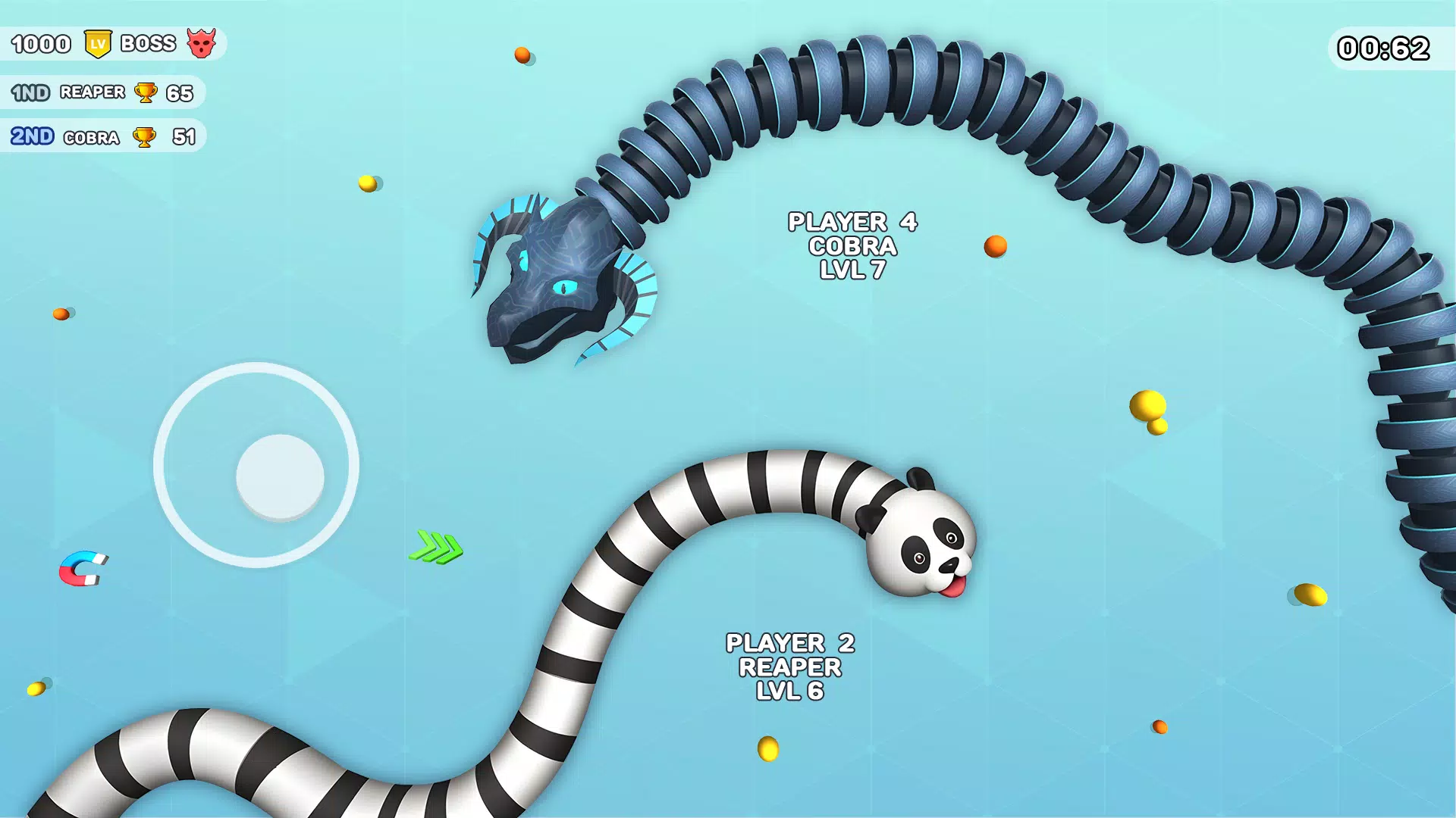 Worms Clash - Snake Games Capture d'écran 3