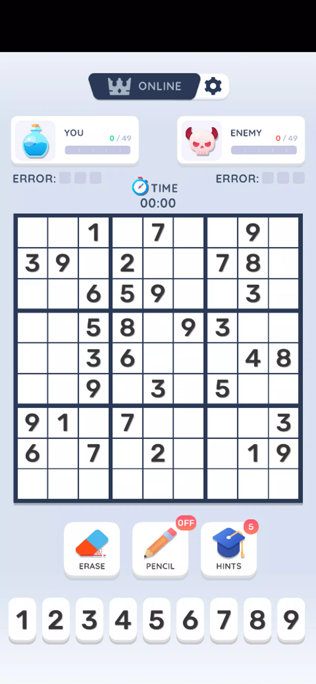 Sudoku Online Zrzut ekranu 3