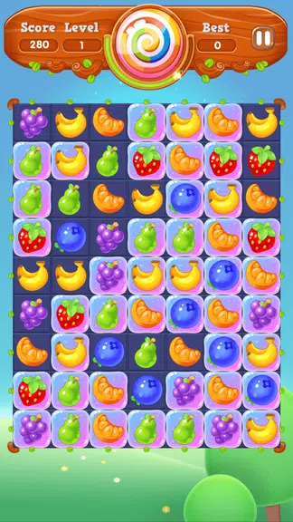 Fruit Melody - Match 3 Games Ekran Görüntüsü 1