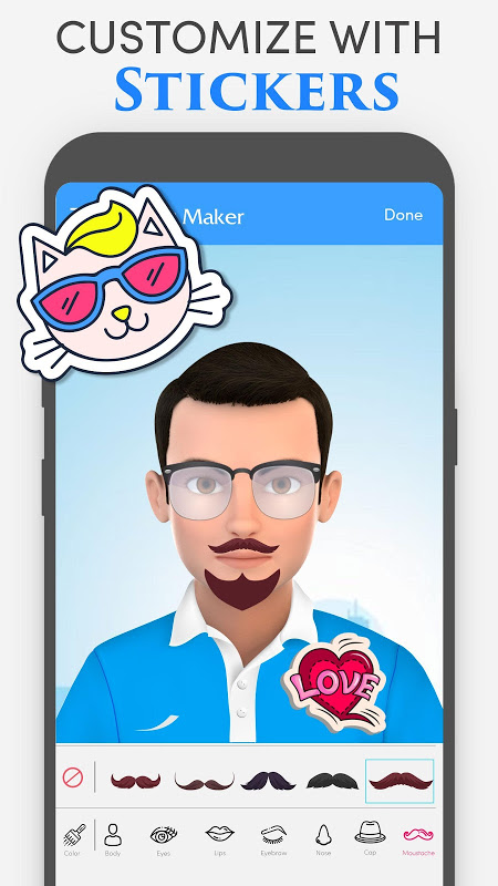 Avatar Maker: Personal Character, Sticker Maker ဖန်သားပြင်ဓာတ်ပုံ 2