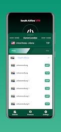 Schermata South Africa VPN – Easy VPN 4
