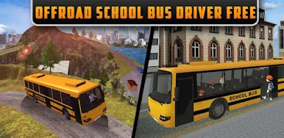 Offroad School Bus Driver Game Zrzut ekranu 1