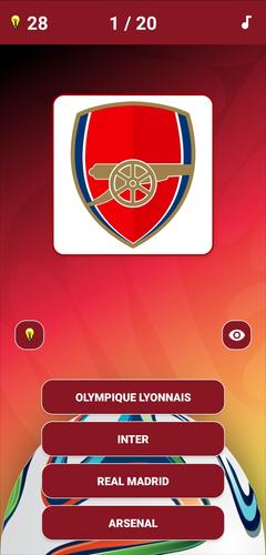 Guess the Soccer Logo Quiz Captura de pantalla 1