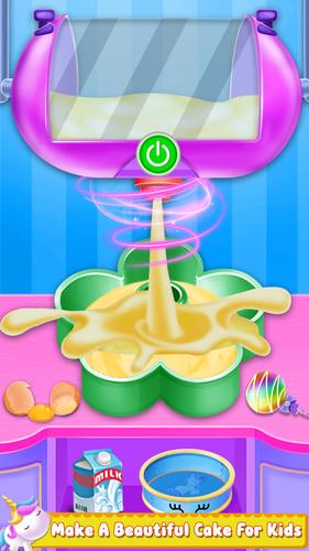 Unicorn Cake Maker-Bakery Game Captura de tela 4