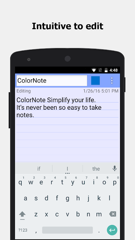 ColorNote - 彩色筆記 記事本 便箋 便條 便簽應用截圖第3張