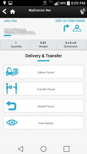 MyDistrict Delivery app Captura de pantalla 4