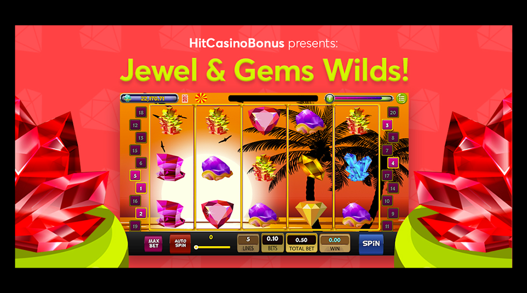 Jewel & Gems Wilds Slot! Screenshot 1