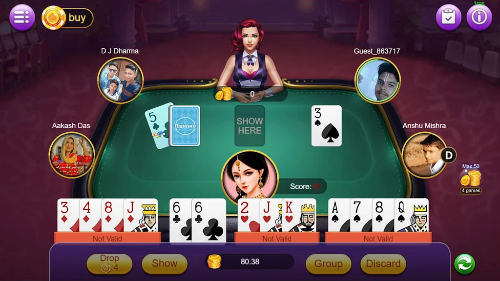 Rummy Moment ภาพหน้าจอ 2